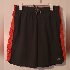 USED RBX Gym/Swim Boy's Compression Lined Bathing/Fitness Trunks/Shorts Size L